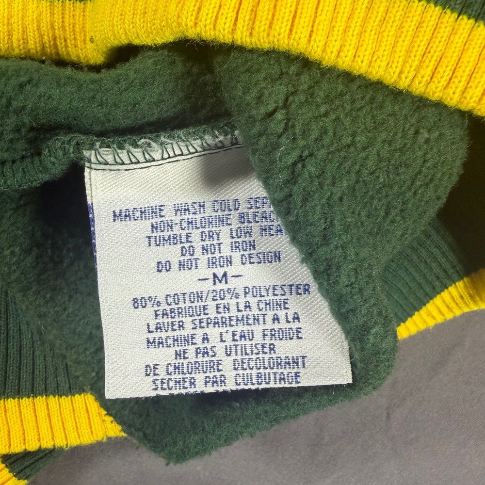 Vintage Logo Athletic Green Bay Packers NFL ProLine Sweatshirt Mens Medium Green - Picture 7 of 9